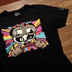 CORINTO GALLERY - RUSH HOUR PANDA T-SHIRT - Large / Josue Martinez Art Tee Shirt